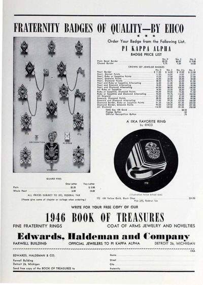 Edwards, Haldeman And Company Advertisement, April 1946